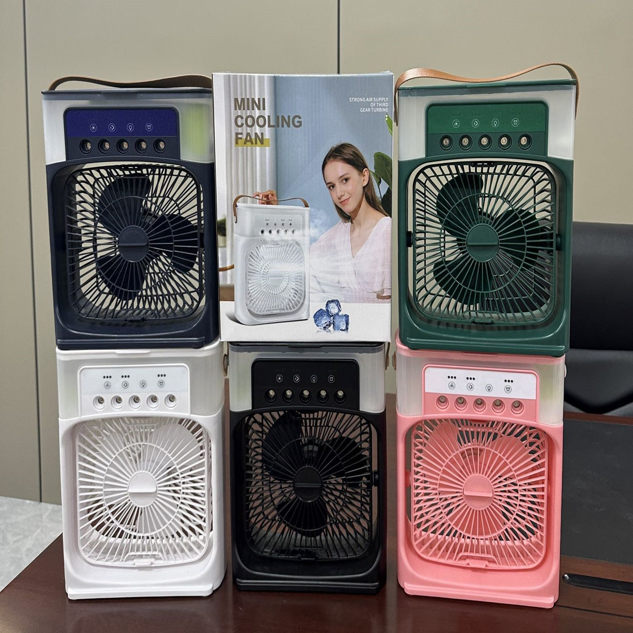 Portable 3-in-1 Air Cooler Fan โ Mini AC for Room, Office & Car | Fast Cooling + Humidifier | Ships from USA ๐บ๐ธ | TikTok & Amazon Hot Seller!